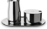 SET DE LECHE Y AZÚCAR Set de leche y azúcar de acero inoxidable pulido de alta calidad alfi, diseño elegante, apto para lavavajillas, duradero