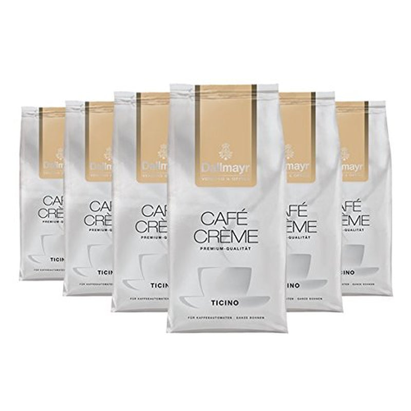 ¿Cafetería y oficina? Crème Ticino, cereales integrales, 1000 g, paquete de 6