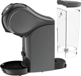 NESCAFÉ DOLCE GUSTO DeLonghi Dolce Gusto Genio S EDG226.A, Cafetera espresso de cápsulas que incluye 3 cápsulas, diseño compacto, bandeja de goteo ajustable, 0,8 l, depósito de agua extraíble, 1470 W, Antracita