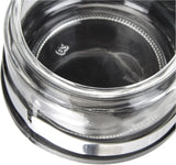 Coctelera Classic, 250 ml, con cuchara, acero inoxidable, plateado/transparente, 13 x 10 x 9 cm, 2 unidades