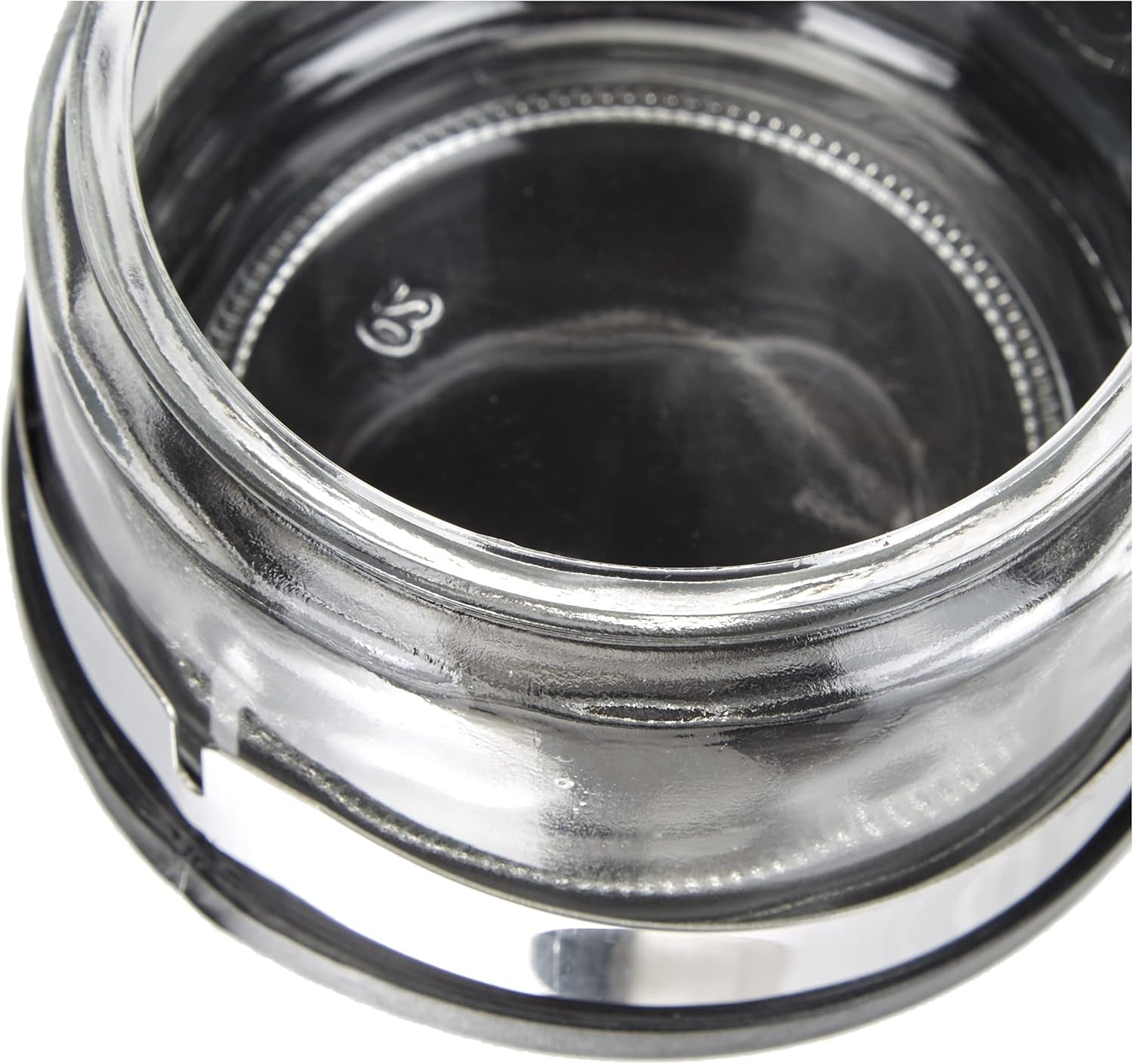 Coctelera Classic, 250 ml, con cuchara, acero inoxidable, plateado/transparente, 13 x 10 x 9 cm, 2 unidades