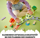 LEGO DUPLO Town Tren de aventuras interactivo, juego con luces y sonidos para juegos de rol, permite a niños de 2 años construir vías, juguete educativo preescolar 10427 Juegos de construcción Besuche den LEGO-Store
