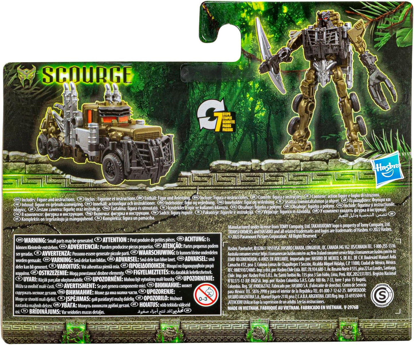 Transformers MV7 BA Battle Changer Scourge Figuras de acción Naty Shop