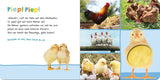 Escucha, ¿quién podría ser? - Animales de granja: acaricia y escucha | Libro ilustrado de cartón de alta calidad con 5 sonidos y elementos táctiles para niños mayores de 18 meses Baby Toys Naty Shop
