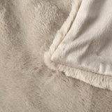 Manta Boltze Storan (tamaño 150X200 cm, color beige, cómoda manta de poliéster, ideal para las frías noches de invierno, aspecto de piel) 1015378 BOLTZE Camas y mantas
