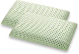 Marcapiuma Almohada Viscoelástica de Hierbas Naturales Verde 2 Piezas Almohadas Estándar Naty Shop Greetings 2X Saponetta Modern