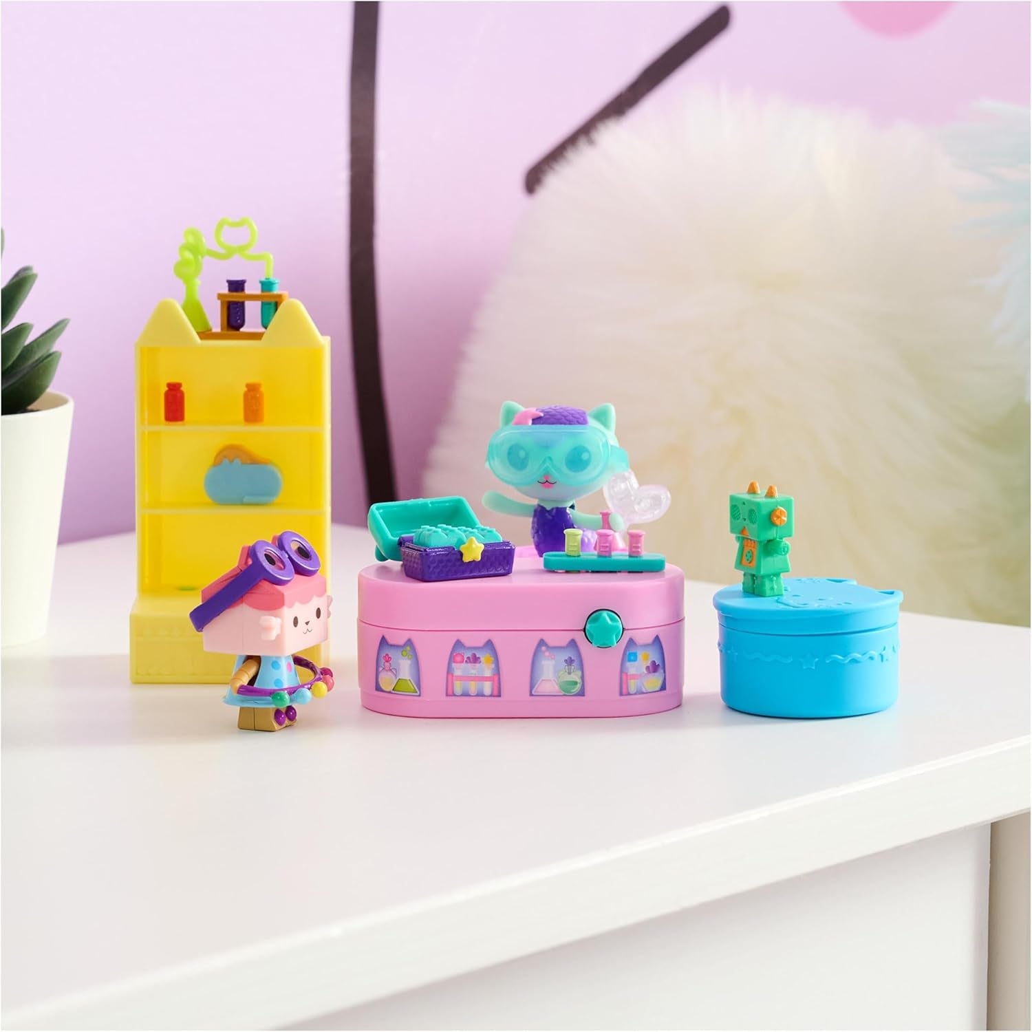 Casa de muñecas Gabby™S, paquete de muebles Bobble Kitty con figura de gato suricata con muebles y accesorios para casa de muñecas, a partir de 3 años Casas de muñecas Naty Shop