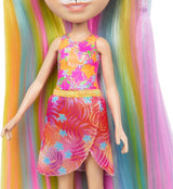 Muñecas Enchantimals, Muñeca de Pelo Sunshine Beach Deluxe y Amigo Animal, Muñeca Pequeña con Falda Desmontable y Accesorios, Regalos para Niños, HTJ70 Naty Shop Dolls