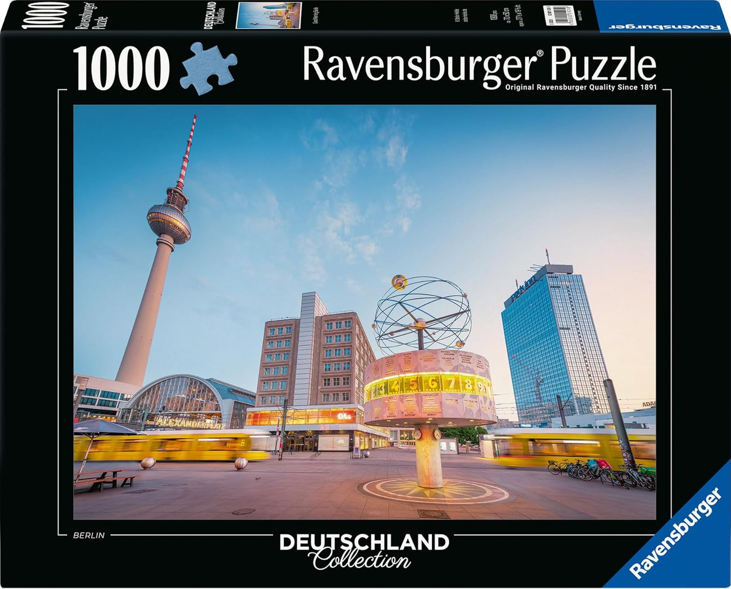 Ravensburger Puzzle 12001424 - Buenos días Berlín - Colección de 1000 piezas Puzzle Alemania Para adultos a partir de 14 años Puzzle Naty Shop