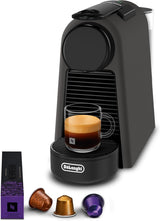 Cafetera espresso con cápsulas Nespresso De'Longhi Essenza Mini, negra | Presión de la bomba 19 bares | Depósito de agua 0,6 l | Para café expreso y pulmón | Pequeña cafetera espresso – Grandes momentos de café | EN85.B