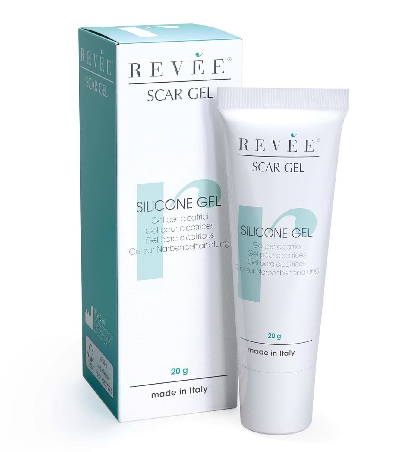 Revée Scar Gel, gel tópico para cicatrices Naty Shop 20 Gr