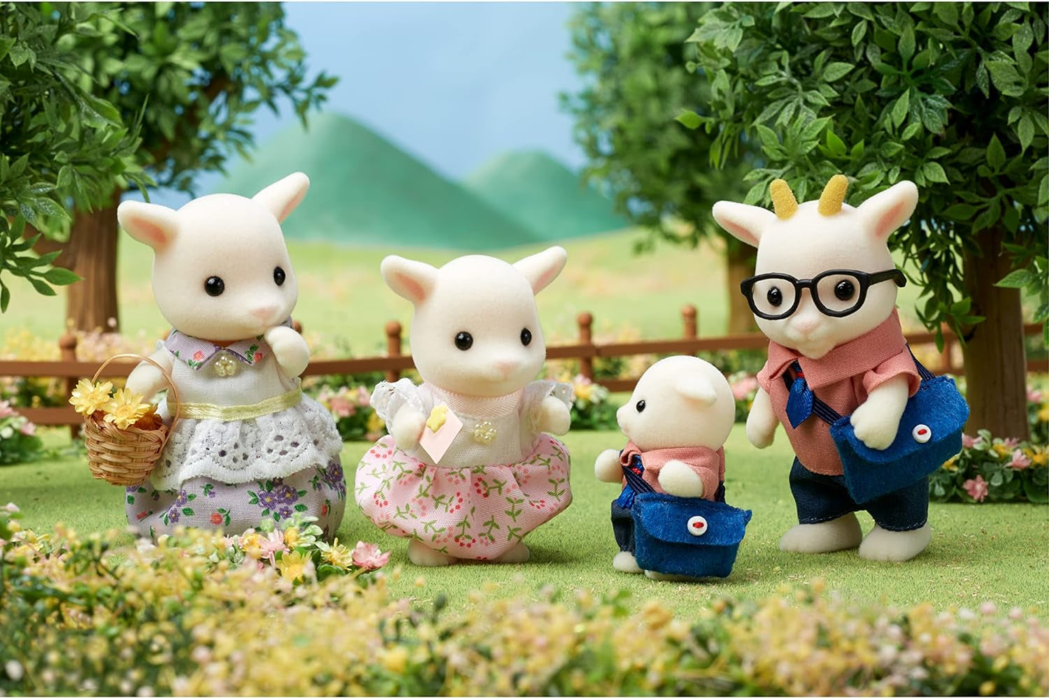 Sylvanian Families 5622 Familia de Cabras - Figuras casa de muñecas