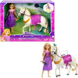 Princesas Disney HMV99 - Muñeca Rapunzel Móvil y Torre de Juegos con Diversión por Todos lados, 6 Áreas de Juego y 15 Accesorios, Inspirada en la Película de Disney, Juguetes para Muñecas de 3 Años Naty Shop Muñecas El Caballo Rapunzel