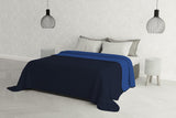 Ropa de cama italiana Estivo cama individual, lino, Aqua, 170 x 270 cm Edredones y colchas Naty Shop Azul 260 x 270 cm