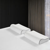 Z-Hom Almohada Cervical, Almohada Viscoelástica, Almohada para Dormir De Lado, Almohada Ergonómica, Almohada Antirronquidos, Almohada Ortopédica para Dormir, Funda Extraíble (49 X 30 X 7/10 Cm) Almohadas Ortopédicas Cervicales Naty Shop