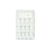 Glam'Up Paris - Uñas Postizas - Cobertura Total - Fácil de Usar - 24 Uñas Postizas Por Caja + Cinta Adhesiva Doble - Forma Cuadrada XL - N° 3 - Manicura Francesa, Blanco