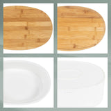 Kela panera con orificios de ventilación, panera de cerámica, SALENA, panera, blanco, 36,5 x 23,5 x 14 cm Cajas de almacenamiento de alimentos Naty Shop