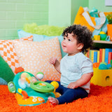 Bright Starts, volante de juguete, Lights & Colors Driver, con música, ruidos de auto, intermitentes, palanca de cambios y más Bebe Naty Shop Toys