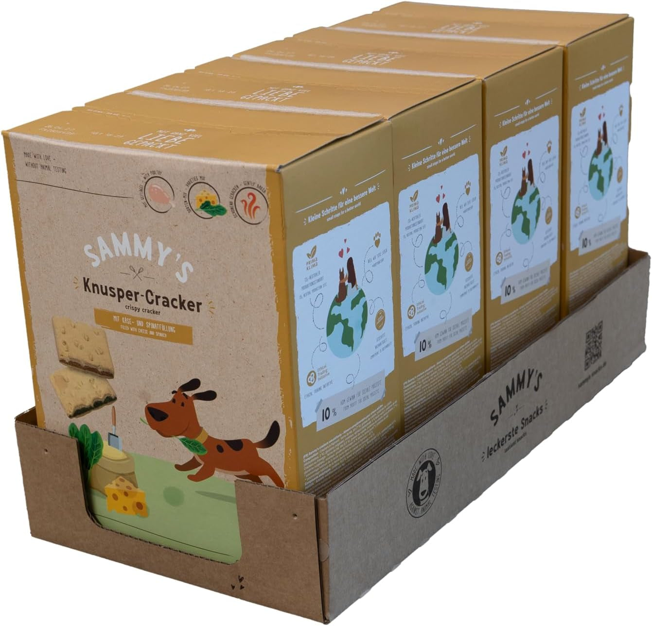 Monedas de muesli de Sammy | Snacks crujientes al horno para perros | Monedas de muesli de 5 cereales para tu amigo peludo grande (más de 30 kg) | 1 kilogramo