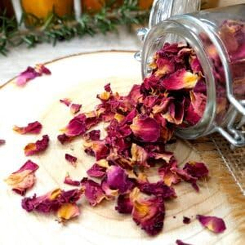 100 g de capullos de rosa comestibles de primera calidad - infusión de pétalos de rosa secos del Atlas - sabor y aroma dulce y floral - 100% natural, puro y sin aditivos | Tazarin Ltd.