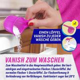 Vanish Oxi Action Powder Pink - 1,125 Kg - Polvo quitamanchas y mejorador de la ropa sin cloro - para ropa de color Detergentes para la ropa Naty Shop