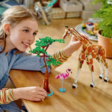 LEGO Creator 3In1 Animal Safari, set creativo con figuras de animales, 3 opciones de construcción: Jirafa de juguete, gacela y león, animales de juguete para niñas y niños, regalo natural para niños a partir de 9 años 31150 Juegos de construcción Beuche den LEGO-Store
