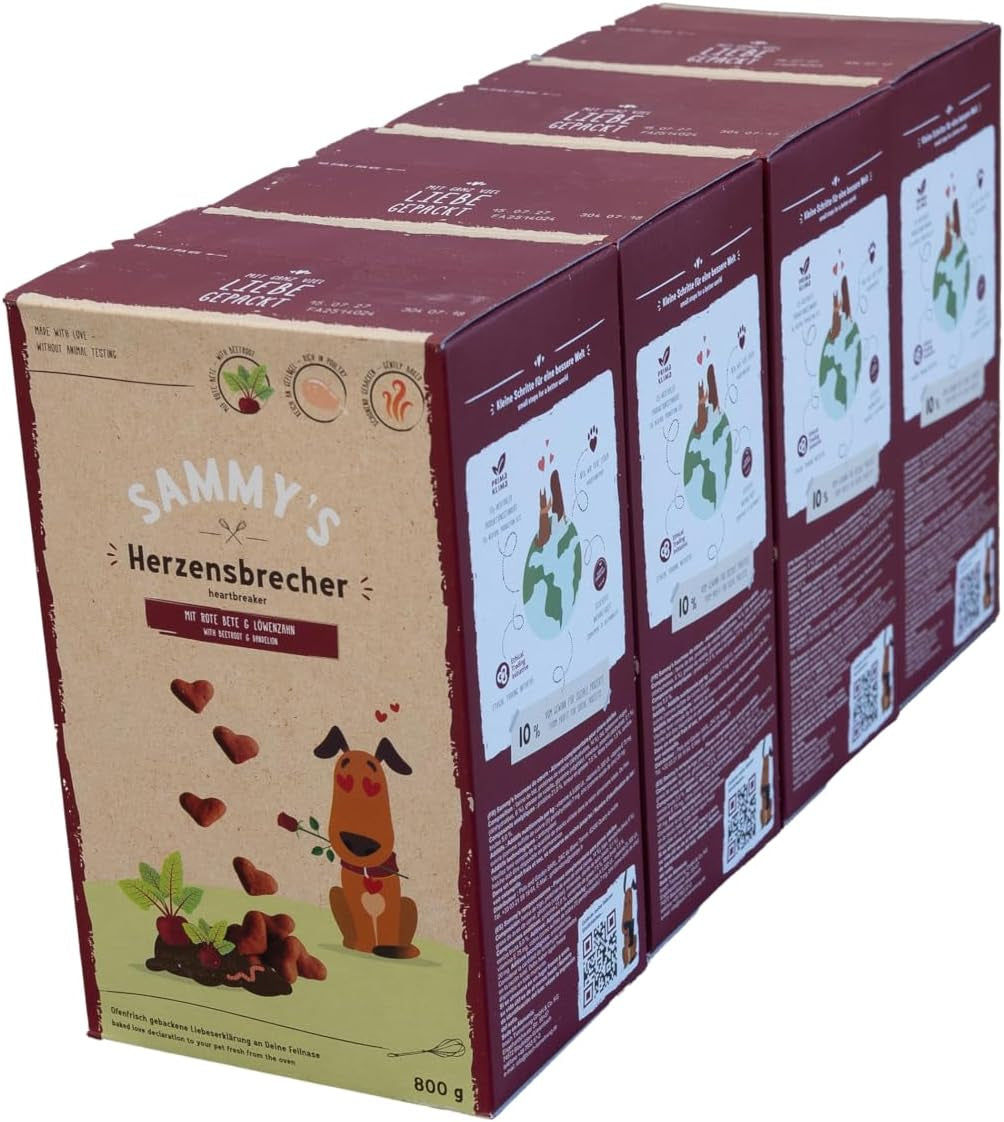 Monedas de muesli de Sammy | Snacks crujientes al horno para perros | Monedas de muesli de 5 cereales para tu amigo peludo grande (más de 30 kg) | 1 kilogramo