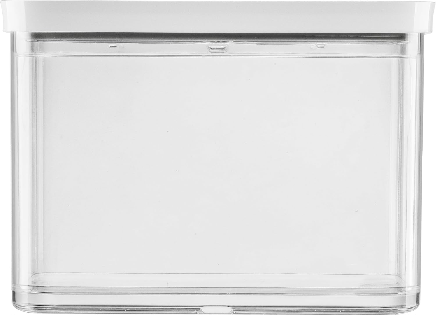 ZWILLING FRESH & SAVE CUBE Box, Tamaño 2M, Caja de Almacenamiento Modular y Apilable, Almacenamiento Hermético y Vaciable, Apto para Lavavajillas, Cajas de Almacenamiento de Alimentos Transparentes Naty Shop