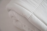 Edredón TRAMAS+ 200 Gr/M² para camas de fibras huecas siliconadas - 150X220 Cm - Certificado Oeko Tex - Blanco, suave, cálido, minimalista - Cama 90 Cm Edredones y edredones Naty Shop