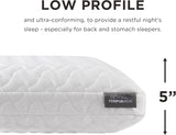 Tempur-Pedic Tempur-Cloud Almohada para dormir, estándar, blanco, 1 unidad (paquete de 1) Naty Shop Standard Pillows