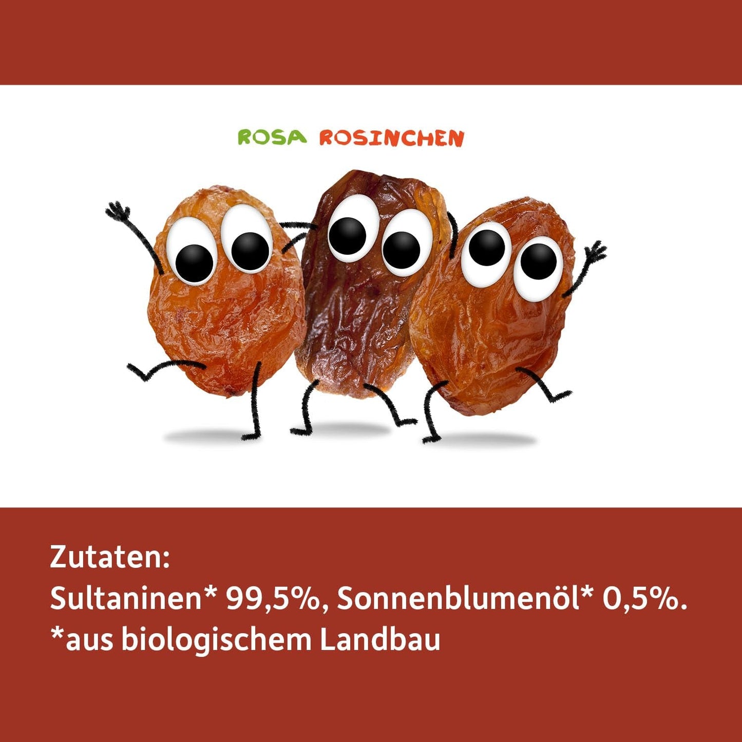 FRECHE FREUNDE Pasas orgánicas, Trockenfrüchte ohne Zucker, ohne Zusatzstoffe, ungeschwefelt, in kleinen Snackboxen, Sultaninen für Kinder, paquete de 20, 20 x (3x14g)