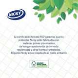 Papel higiénico Nature, 12 rollos, 3 capas.