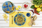 Excelsa Trinacria Teller-Set, 18 piezas, porcelana y cerámica
