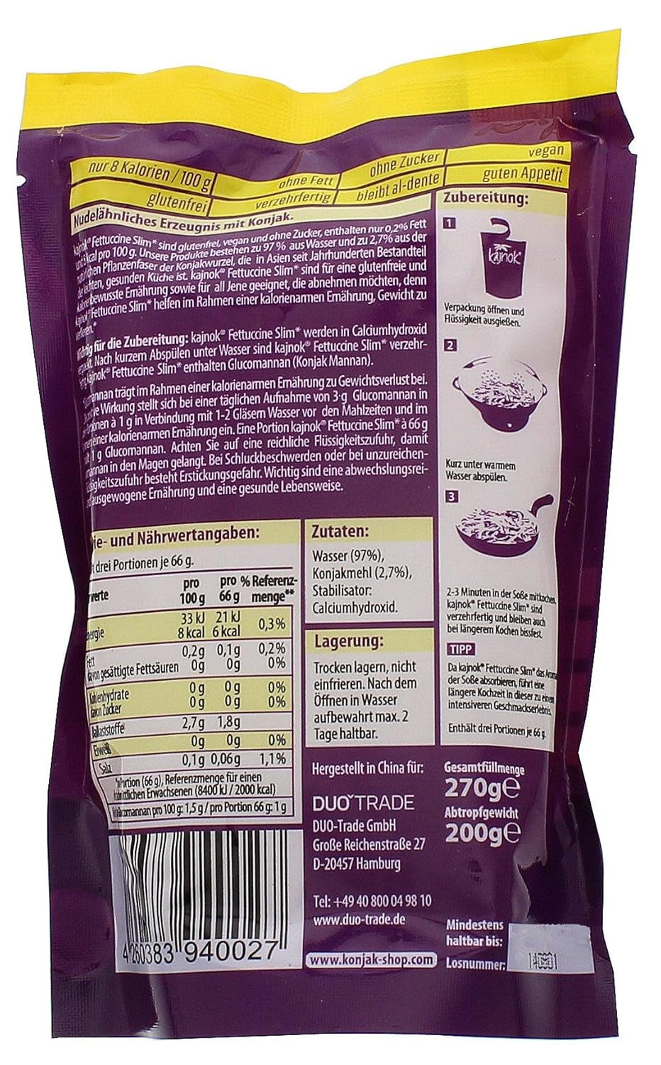 Fettuccine fino, 200 g