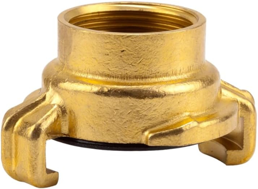 Acoplamiento rápido de latón Gardena, conexión con rosca hembra: conexión para manguera, rosca hembra de 26,5 mm (G 3/4 pulgadas) para conexiones con rosca macho (7108-20)