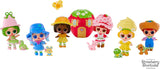 Jajaja ¡Sorpresa! Loves Strawberry Shortcake Tots - Muñecas perfumadas coleccionables con 7 sorpresas, mascota, moda, zapatos, sombrero, juego con casa convertible de Strawberry Shortcake, a partir de 4 años