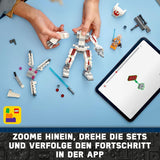 LEGO Star Wars X-Wing Mech de Luke Skywalker, ladrillos de juguete coleccionables, aventura de acción, idea de regalo para niños y niñas creativos a partir de 6 años 75390 Juegos de construcción Besuche den LEGO-Store