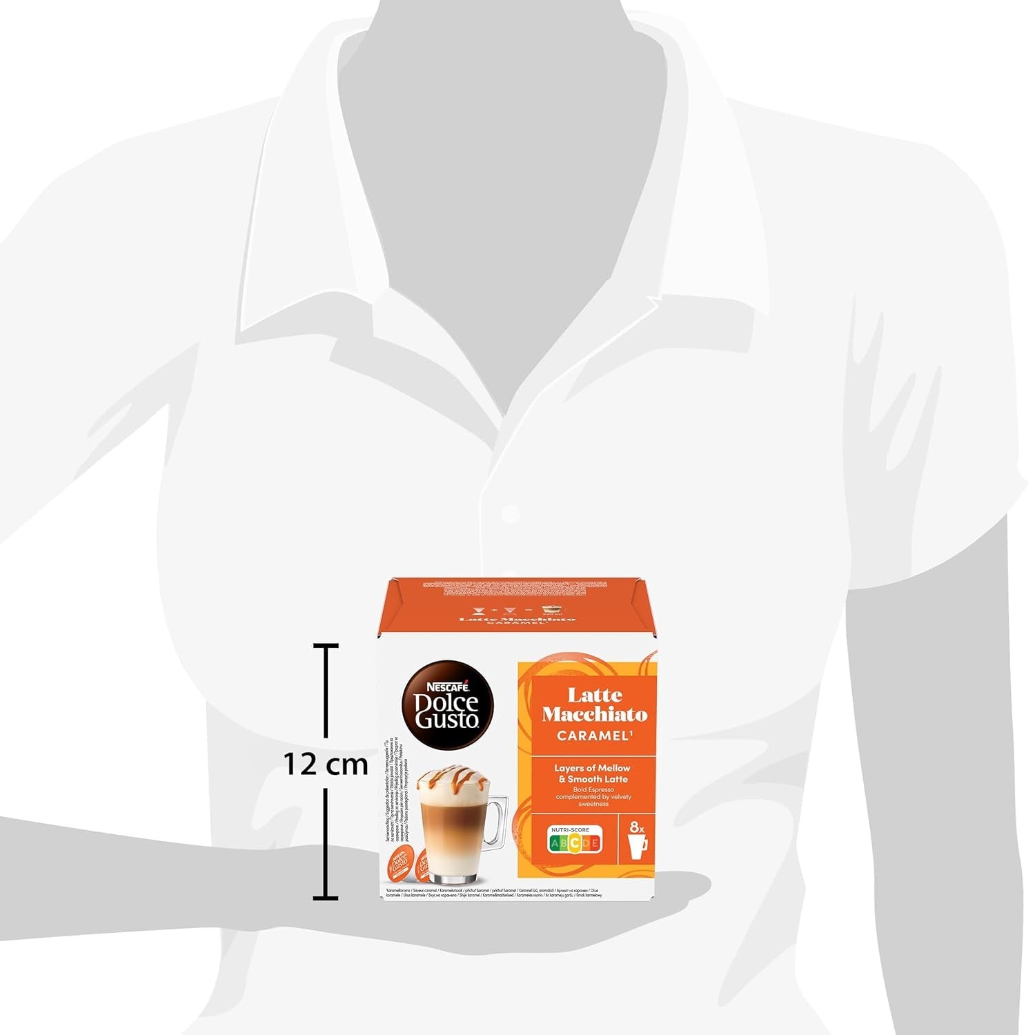NESCAFÉ DOLCE GUSTO Latte Macchiato Caramel Kaffeekapseln Paquete de 3 (3 x 16 Kapseln)