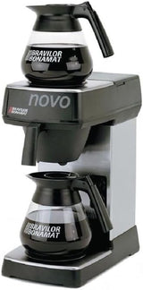 F454 Novo Cafetera Espresso, 1,5 L, Negra, 430 (Al) x 205 (An) x 340 (Pr) mm