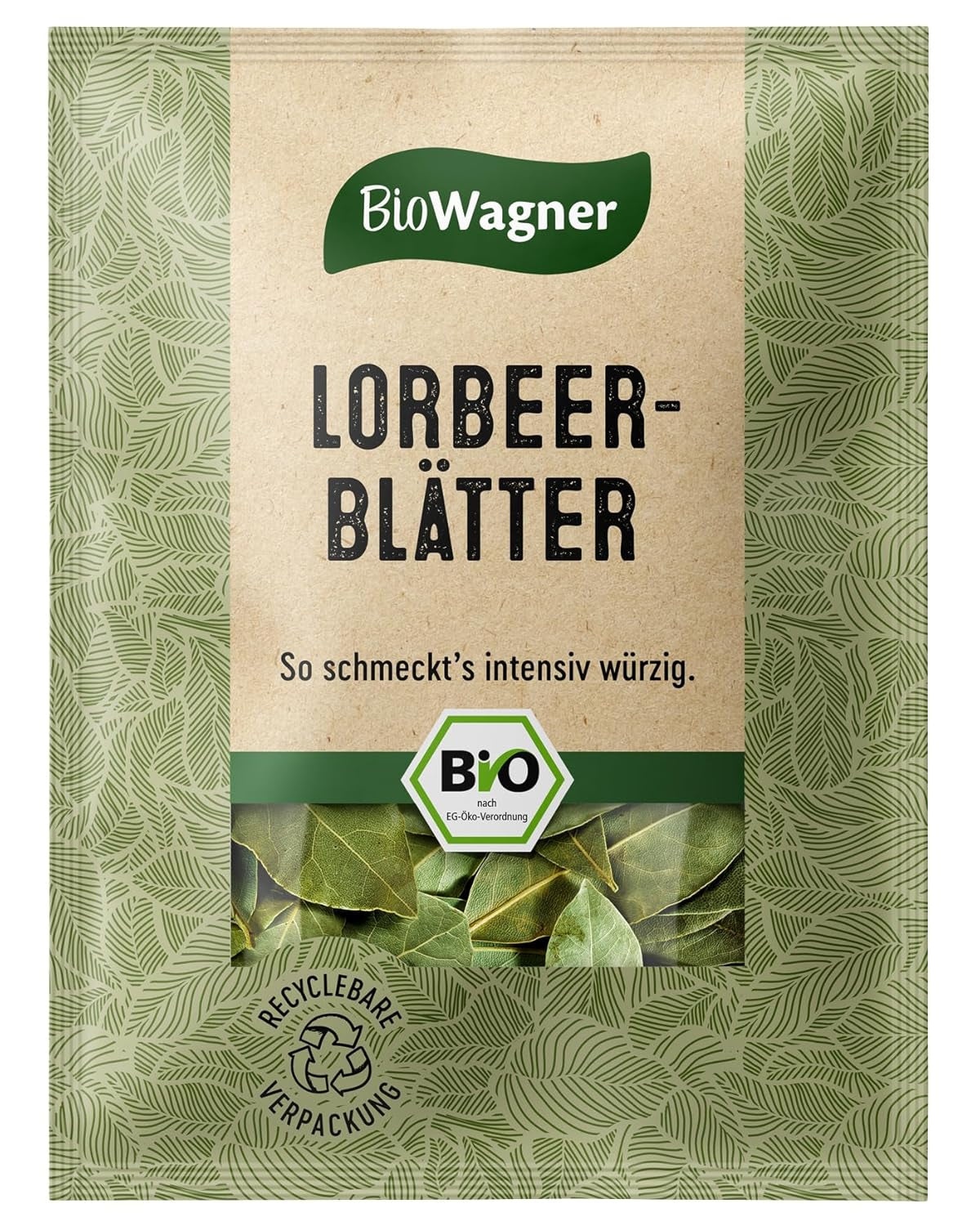 Hojas de laurel biológicas, 5 g.