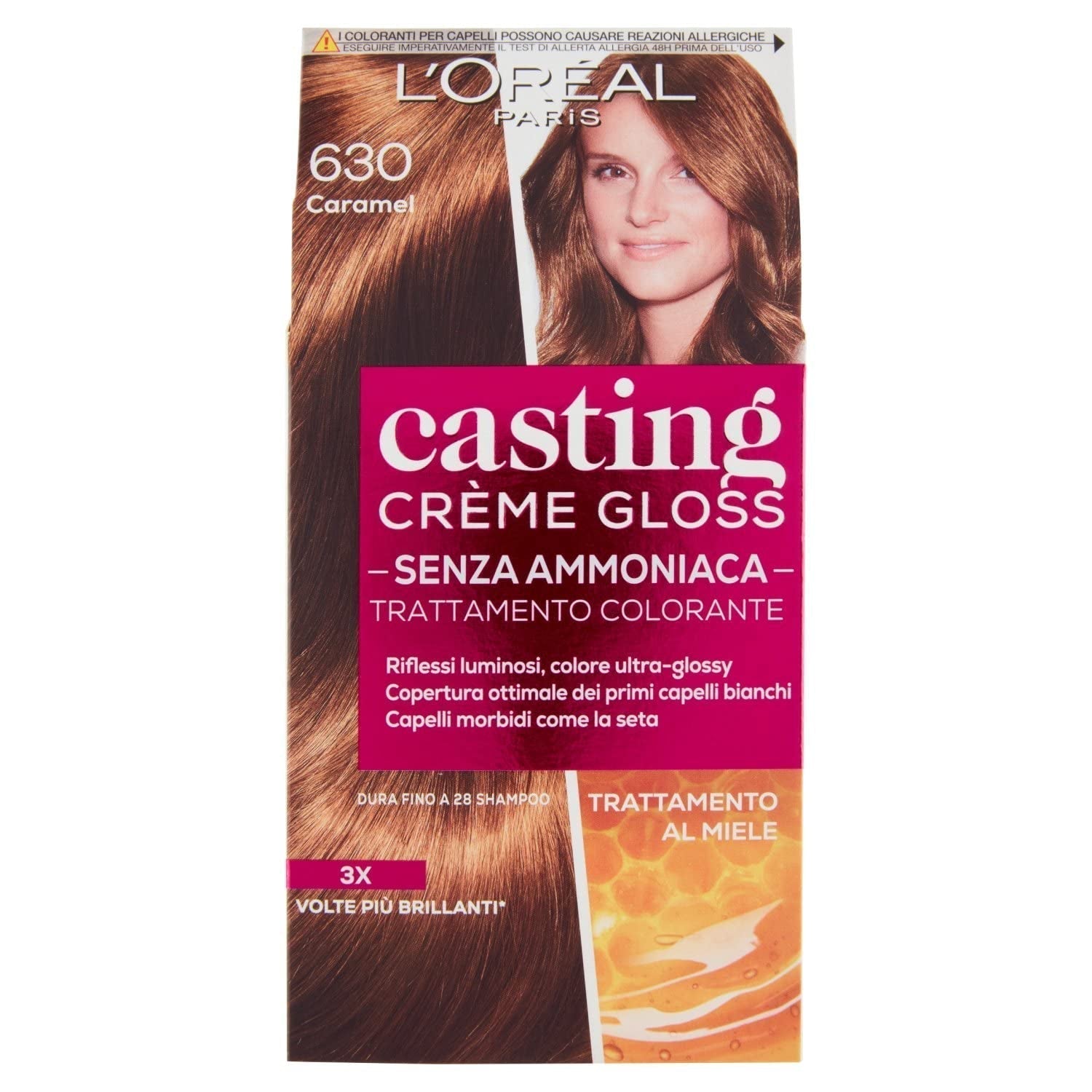Casting Creme Gloss Tinte Capilar Sin Amonia N360 Cereza Negra Naty Shop Tinte Capilar N630 Caramelo 1 pieza (paquete de 1)