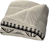 Bleu Câlin Edredón Hermance estampado 1 persona, poliéster, azul/gris, 140 X 200 Cm Edredones y edredones Naty Shop Crema / arena / negro 220X240 Cm