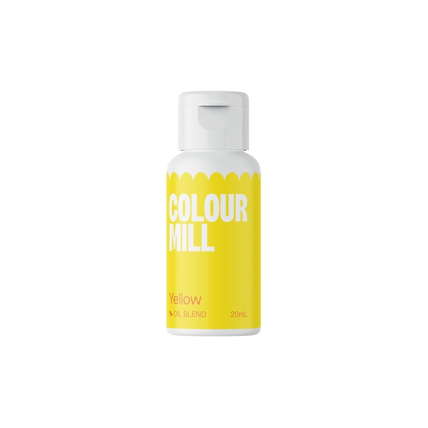 Color Mill Colorante alimentario amarillo a base de aceite - Colorante alimentario para chocolate, fondant, muffins, pasteles, horneado, macarrones - Colorante alimentario para decoración de pasteles - 20ml
