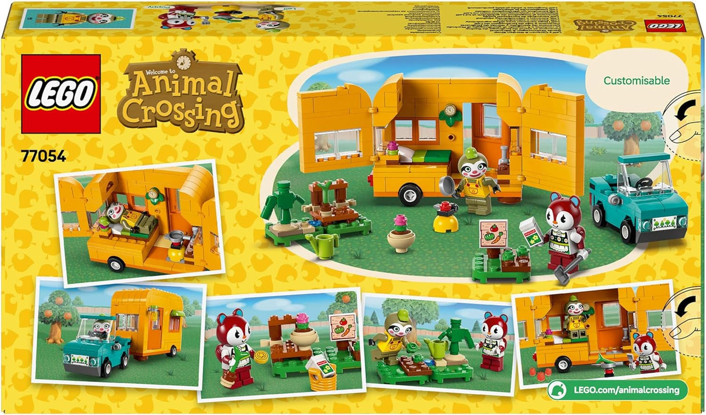 LEGO Animal Crossing Juego de rol Caravana y Jardín de Gerd Coche de juguete para niños de 7 años Niñas y niños Regalo Videojuego de juguete con figuras de animales 77054 Juegos de construcción Besuche den LEGO-Store