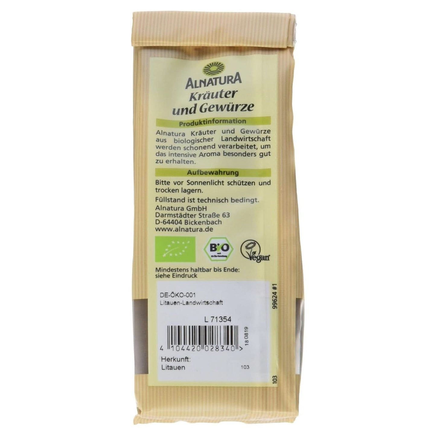 Comino integral ecológico, 50 gramos Condimente Naty Shop