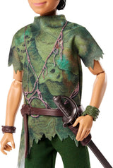 DISNEY Peter Pan y Wendy: figuras articuladas con trajes típicos y accesorios removibles, pantalones de tela suave, para recrear escenas favoritas o juegos creativos, para niños a partir de 3 años, HNY36