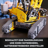 LEGO Technic Set de grúa sobre orugas Liebherr LR 13000, construye el mejor modelo de vehículo de construcción por control remoto con aplicación Control+, grúa con sistema de cabrestante y brazo elevador, kit de modelo grande para adultos 42146 Besuche Den LEGO-Store Sets de construcción
