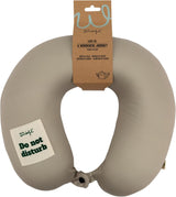 Mr Wonderful - Almohada de Viaje - No Molestar - Almohada de Viaje con Botón Frontal para Ajustar Durante el Uso Naty Shop Almohadas de Viaje