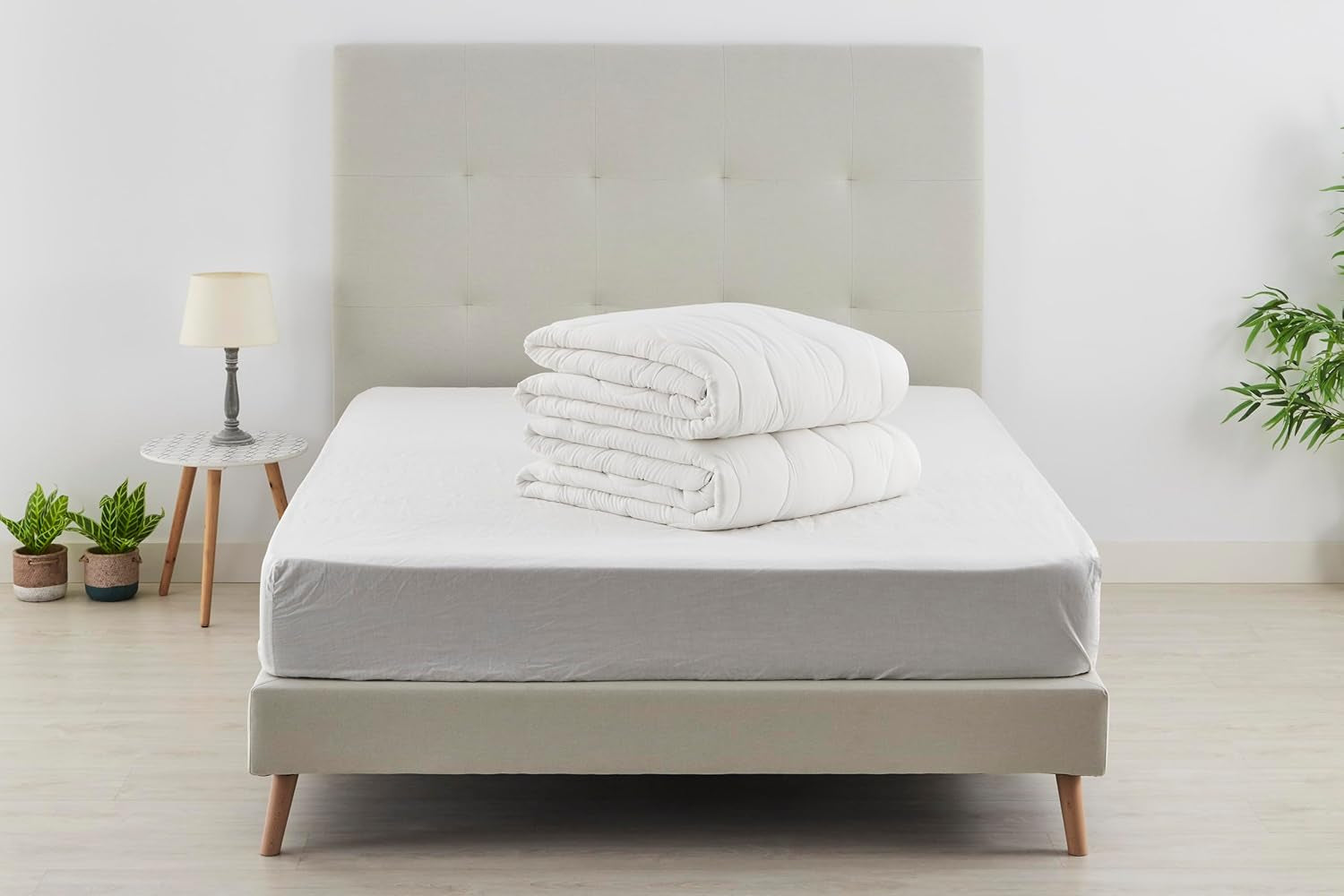 Degrees Home - 4 Estaciones - Edredón Nórdico, 180 Cm, 2 Edredones. Invierno: Fibras 270 G/M2; Edredones y edredones Verano 170 Gr/M2-260X240 Cm Tienda Naty