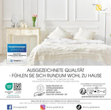 Aqua-Textil Edredón 4 Estaciones 135X200Cm Mantas anudadas Invierno 800G Verano 600G Climatización Oeko-Tex Edredones y edredones Naty Shop